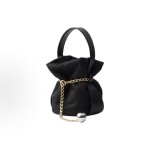 PRADA Re-Nylon triangular metal logo handbag, small size for women, black